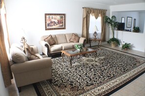 Apartment, Multiple Bedrooms | Living room | DVD player - Sunrise Vista Lakes - 16806 Villa (Clermont)