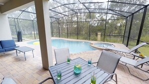 Apartment, Multiple Bedrooms | Terrace/patio - ACO PREMIUM – 8 Bd with Pool and Spa (1721) (Kissimmee)
