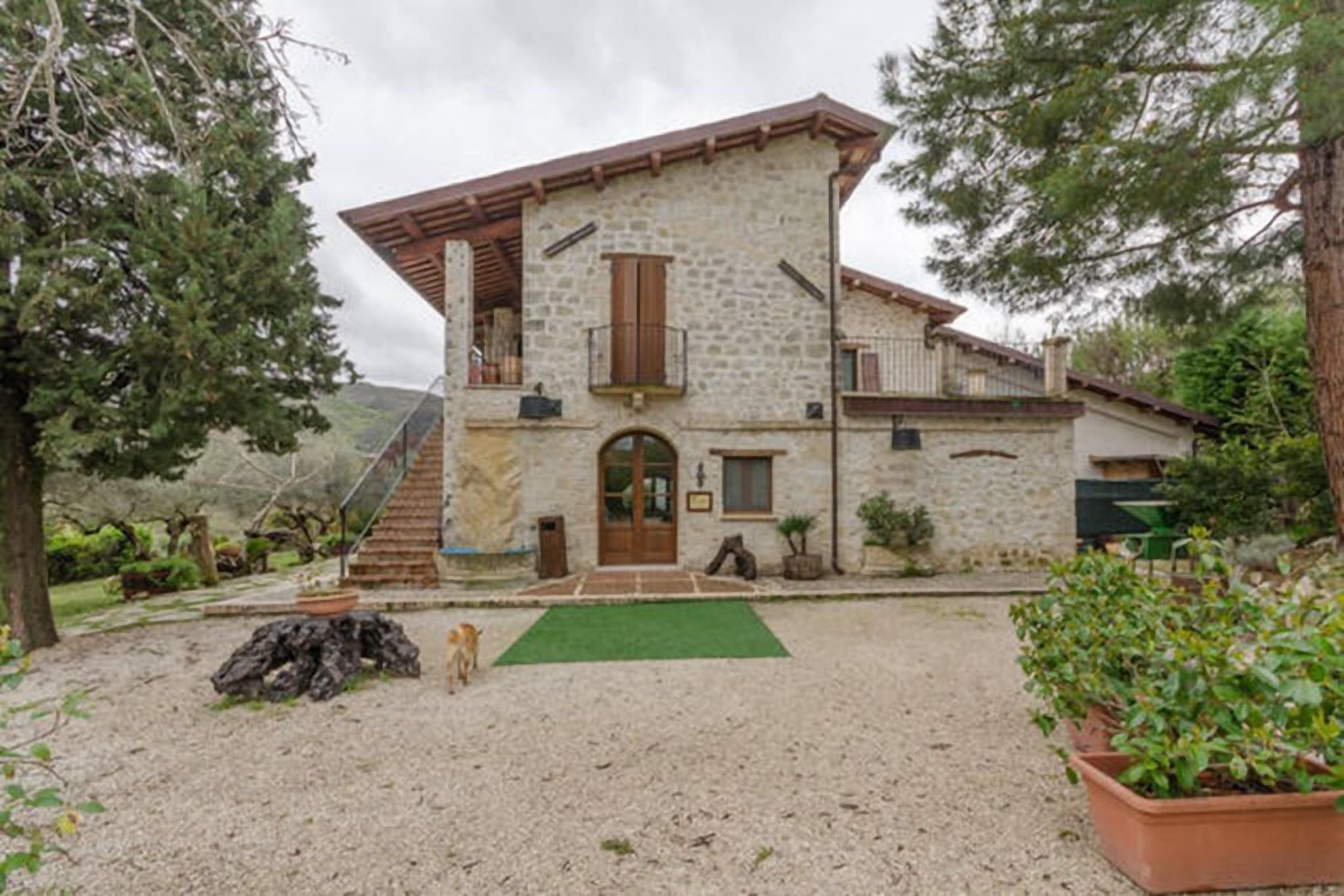 Fassade der Unterkunft