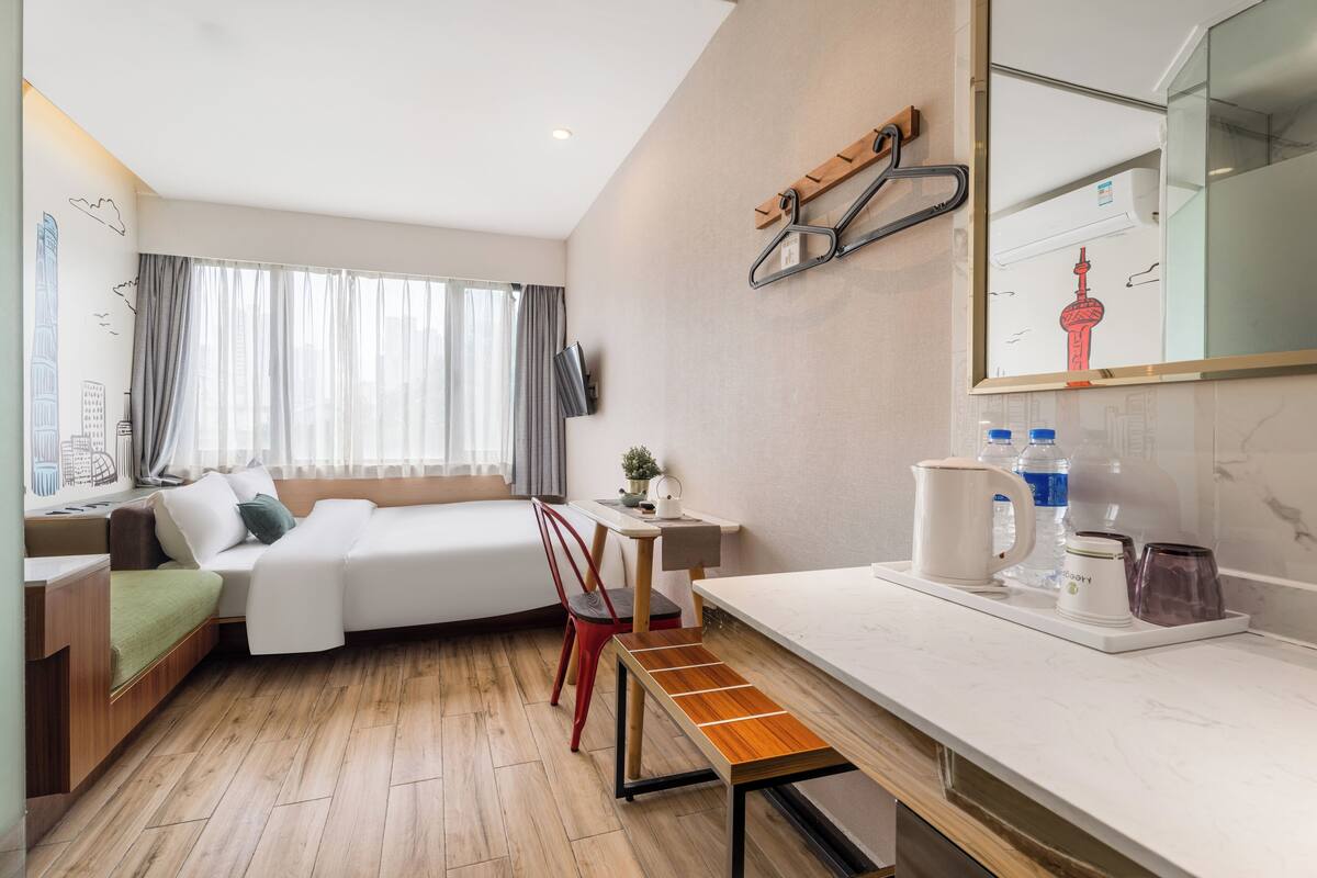Kamar Double Superior | Tirai kedap cahaya dan Wi-Fi gratis