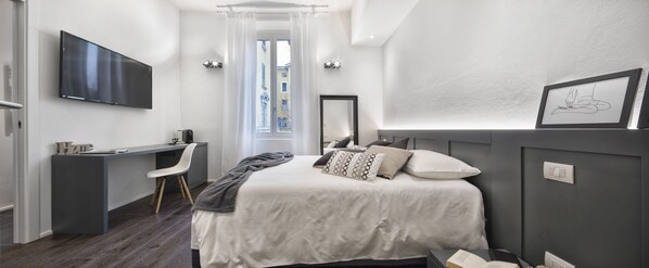 Room, 1 Bedroom (Suite Travel) | 1 bedroom, premium bedding, desk, laptop workspace