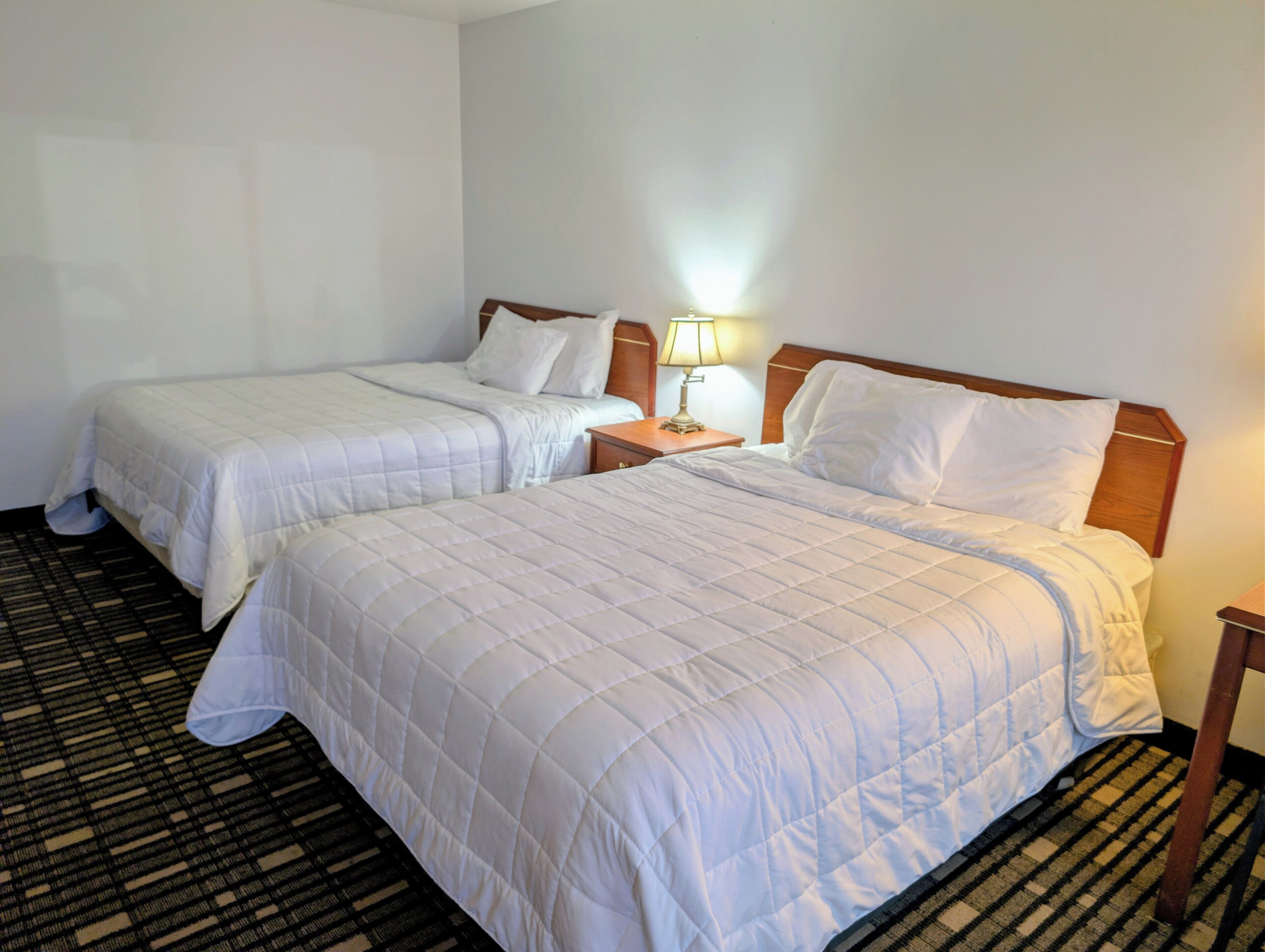 Blackout drapes, iron/ironing board, free WiFi, bed sheets