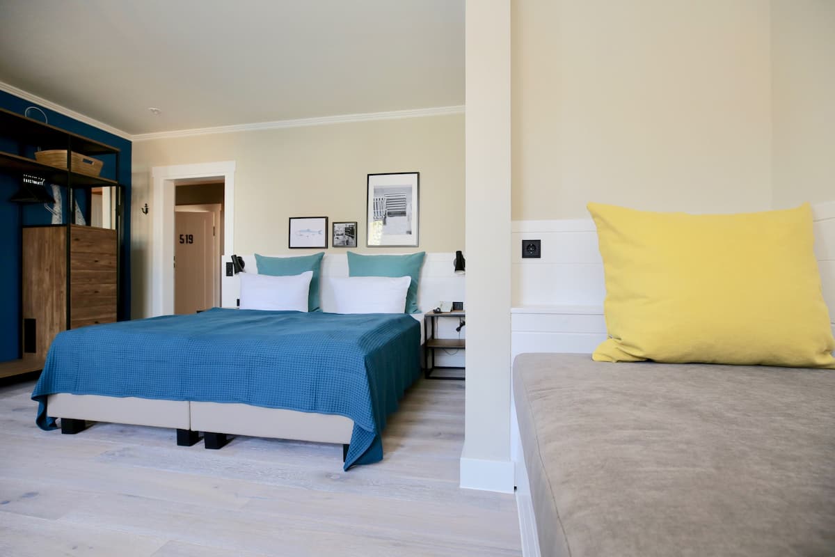 comfort double room | premium bedding, in-room safe, individually decorated