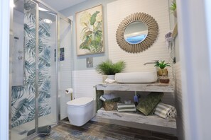 Deluxe Quadruple Room | Bathroom - Dea Degli Ulivi House (Agrigento)