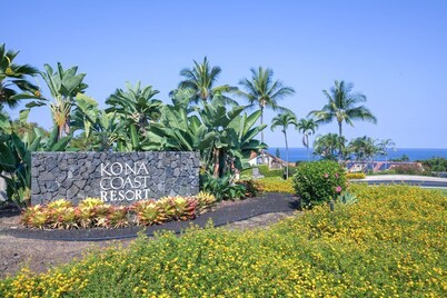 Aloha Condos, Kona Coast Resort, Condo 1-304, Ocean View