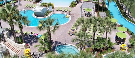 Indoor pool, outdoor pool