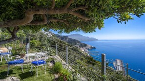 Outdoor dining - Villa Gioiello - Sea view pool with chromotherapy (Pogerola)