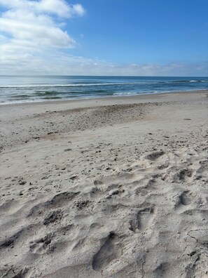 Beach nearby, sun-loungers