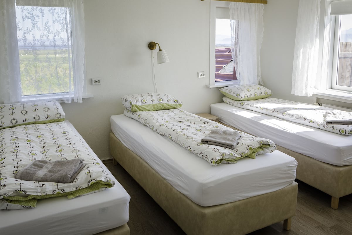 Basic Triple Room, 3 Single Beds, Mountain View