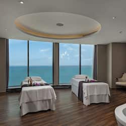 Couples treatment room(s), sauna, hot tub, steam room, body treatments