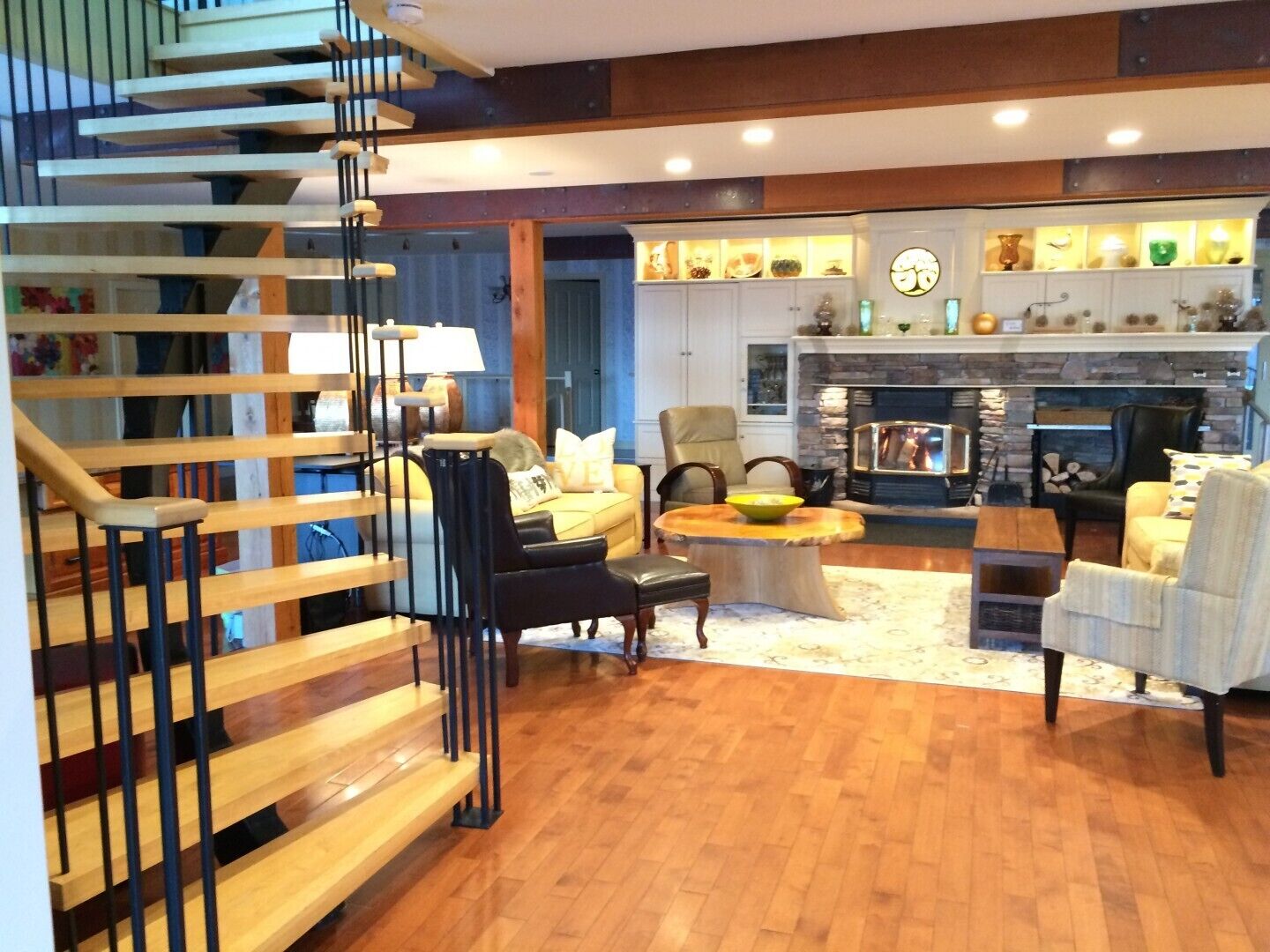 Main house showing staircase to second level