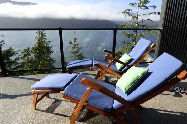 The balcony is the perfect place to relax