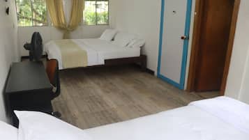 Basic Triple Room, 3 Single Beds, Kitchenette, Garden View | Free WiFi, wheelchair access