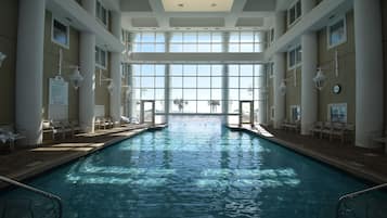 Indoor pool, a heated pool