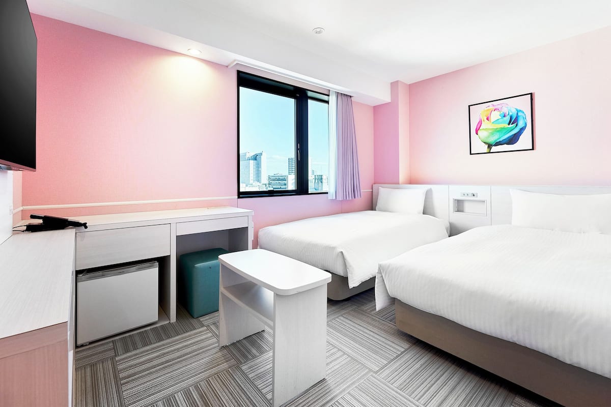 Standard Twin Room, Female only, Non Smoking (Top Floor) | In-room safe, blackout drapes, soundproofing, iron/ironing board