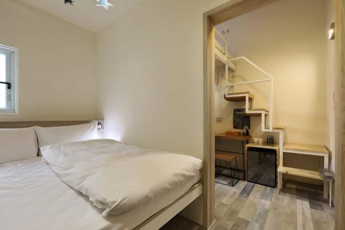 Individually decorated, individually furnished, desk, blackout curtains