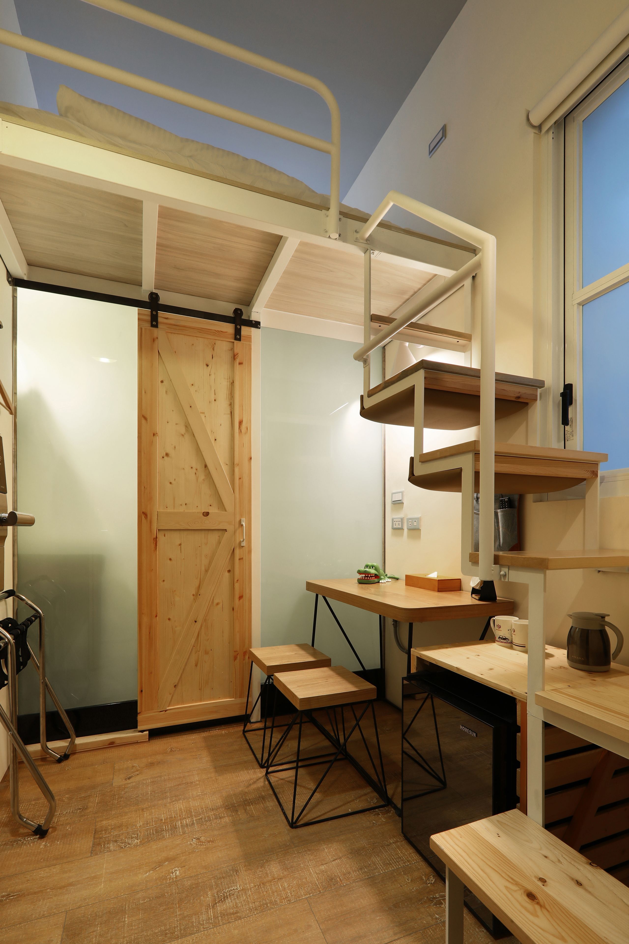 Individually decorated, individually furnished, desk, blackout curtains