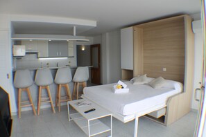 1 dormitorio, Internet, ropa de cama
