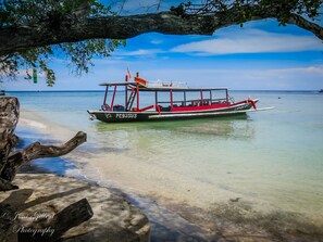 On the beach - Lutwala Dive and Bungalows (Gili Trawangan)