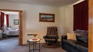 1 bedroom, premium bedding, desk, iron/ironing board