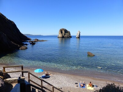 Holiday apartment full of character and charm mountains beaches Sardinia south. 