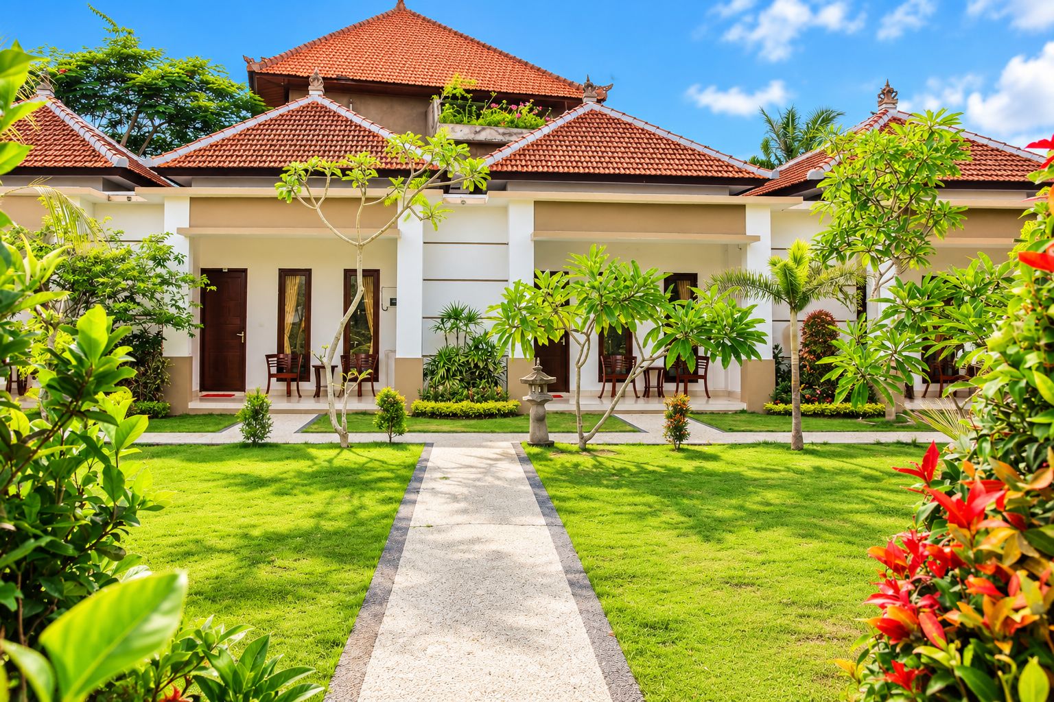 Fachada da propriedade
