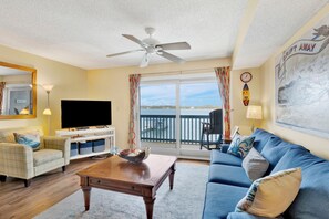 Smart TV, books, stereo