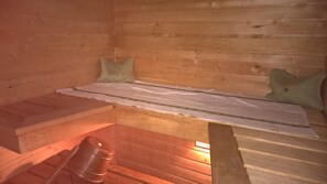 Suite Comfort, 1 kamar tidur, sauna (Melaselka) | Sauna | Sauna, pijat dengan batu panas, pijat Swedia, dan pijat