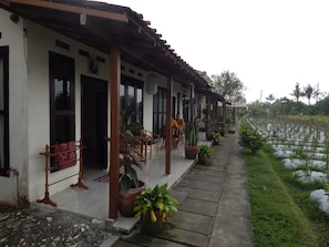 Voorkant van accommodatie