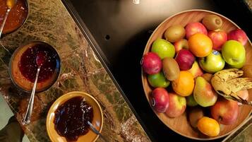 Daily buffet breakfast for a fee