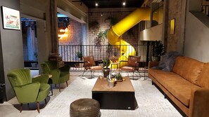 Sitteområde i lobbyen