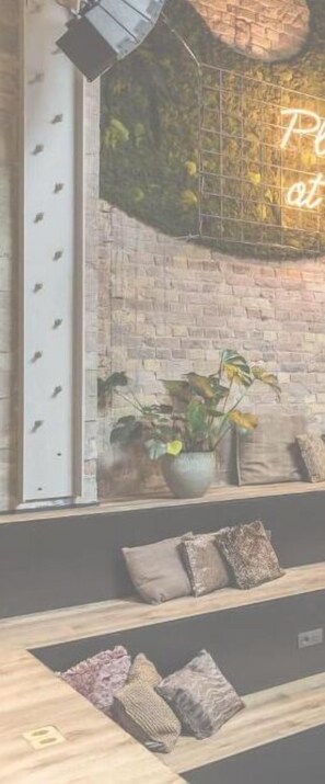 Sala de estar en el lobby