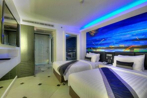Caja fuerte, cortinas opacas, wifi gratis y ropa de cama