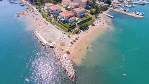 Beach - Holiday apartment mit Balkon und Meerblick (Klimno)