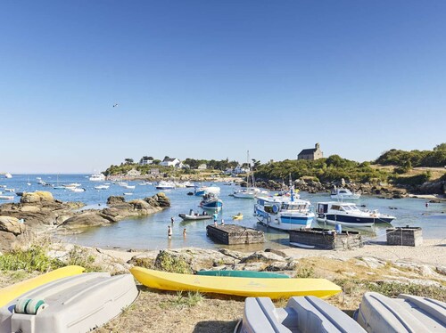 Appartement cosy, 200m plage, parking privé, WiFi