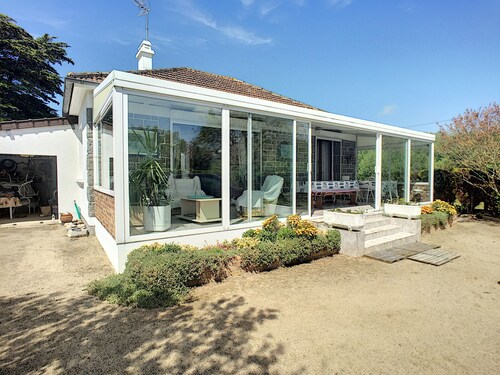Maison calme avec jardin, véranda, proche plage et commerces