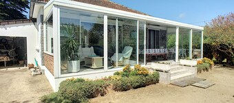 Maison calme avec jardin, véranda, proche plage et commerces