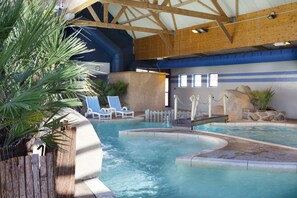Indoor pool, outdoor pool