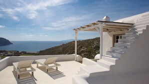 Villa, 6 Bedrooms, Private Pool, Sea View | Porch - Villa Artisti Mykonos (Mykonos)