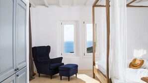 Villa, 6 Bedrooms, Private Pool, Sea View | 1 bedroom, premium bedding, minibar, in-room safe - Villa Artisti Mykonos (Mykonos)