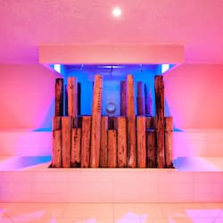 Un sauna, una bañera de hidromasaje, baño turco, baño turco/hammam