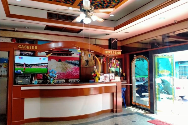 Meja sambut tetamu