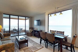 TV, DVD player, ping pong