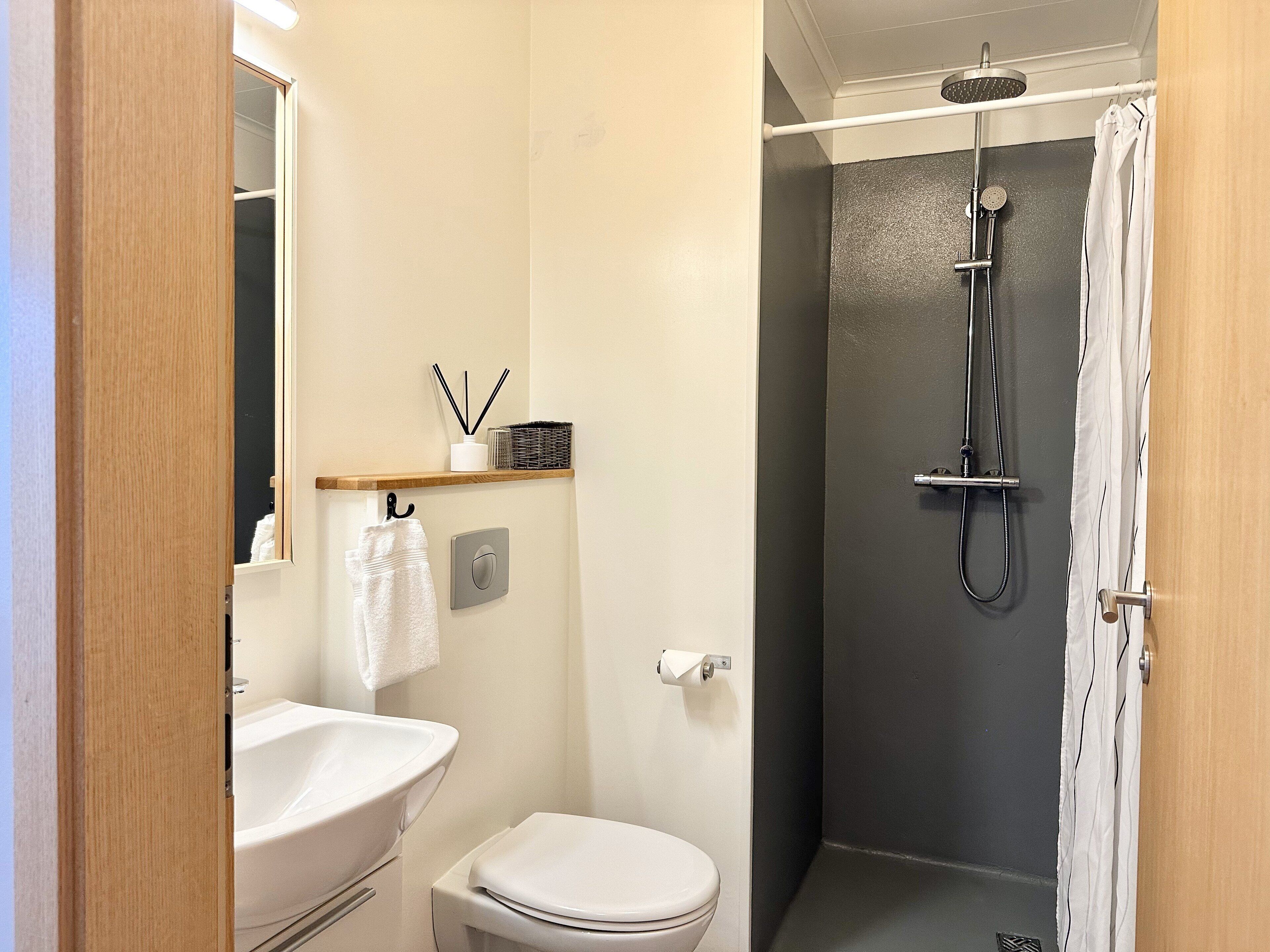 single room, private bathroom | bathroom | shower, free toiletries, towels