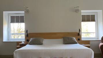 Literie de qualité supérieure, bureau, chambres insonorisées