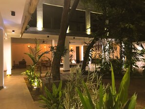 Front of property - evening/night