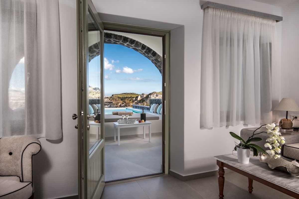 Suite estudio ejecutiva, alberca privada, vista al mar | Vista desde la habitación