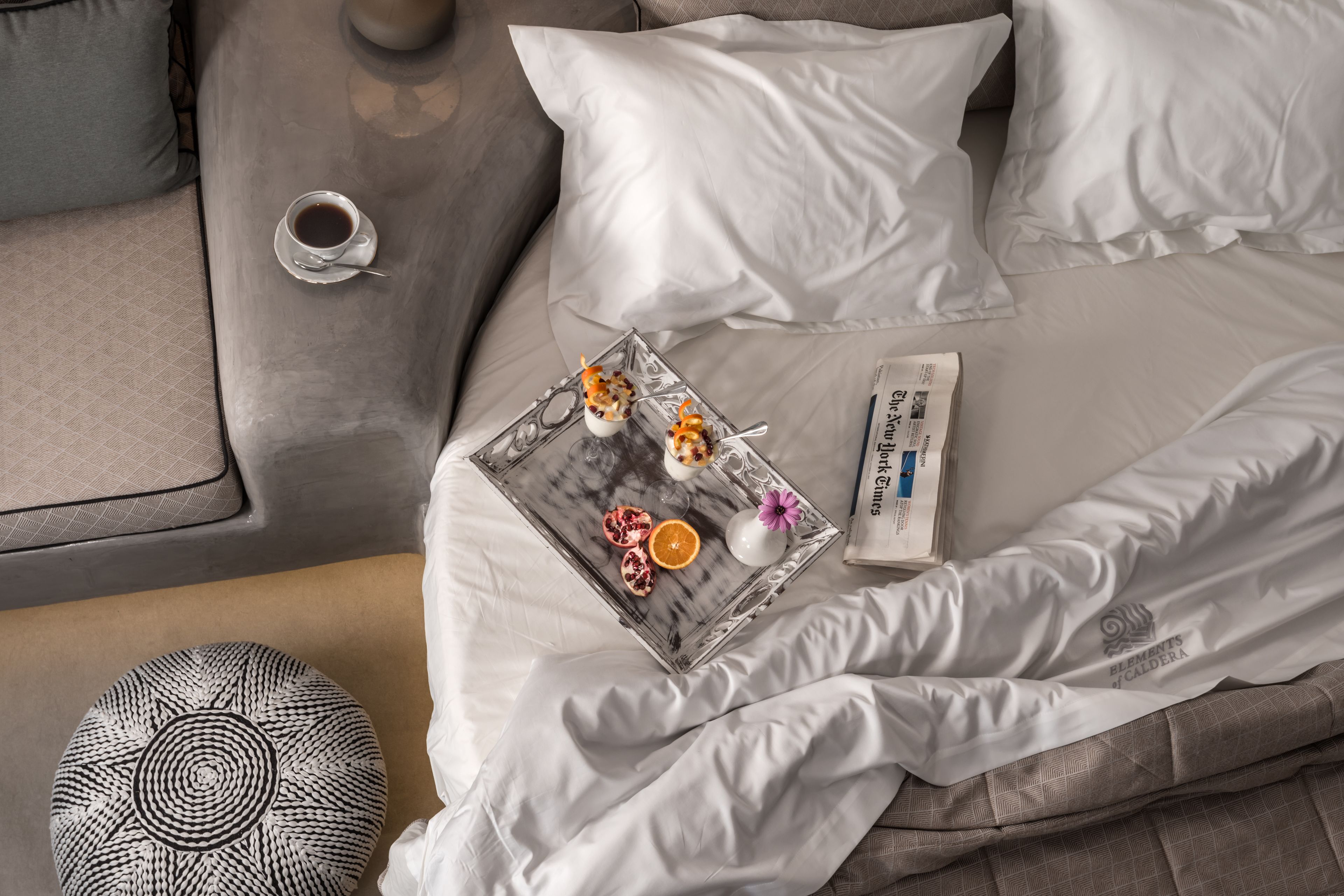 Executive Studio Suite, Private Pool, Sea View | Premium bedding, minibar, in-room safe, desk