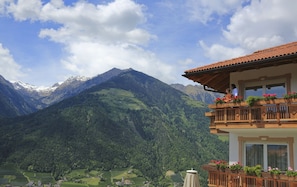 Blick auf die Berge