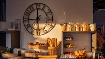 Daily buffet breakfast (EUR 13 per person)